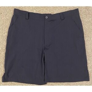 Under Armour Bent Grass Shorts Mens 40 Black Golf Style# 1201015‎